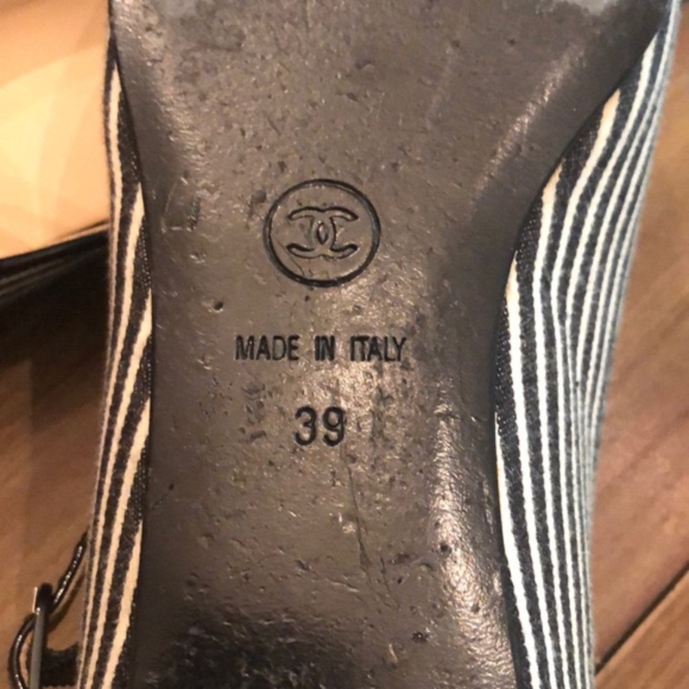 🔖SOLD🔖 EUC! Chanel Mary Jane Flats 39 - Picture 14 of 15